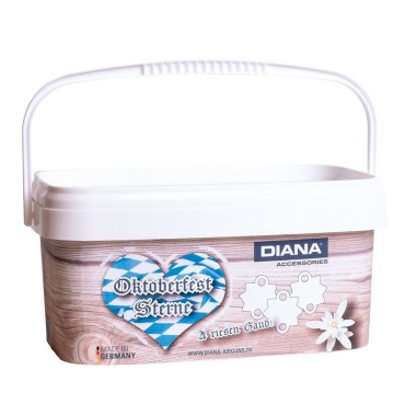 DIANA Oktoberfest clay stars 125 pieces in a bucket to hang up